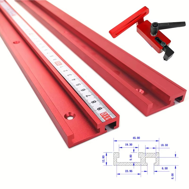 Aluminum T-Slot Profile - 1 unidad de riel de aluminio