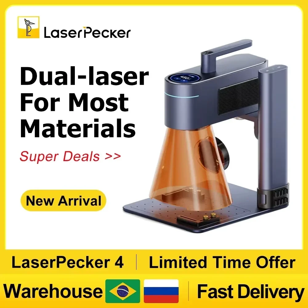 Industrial Laser Engraving Machine - LASERPECKER 4 LP4 Máquina de grabado