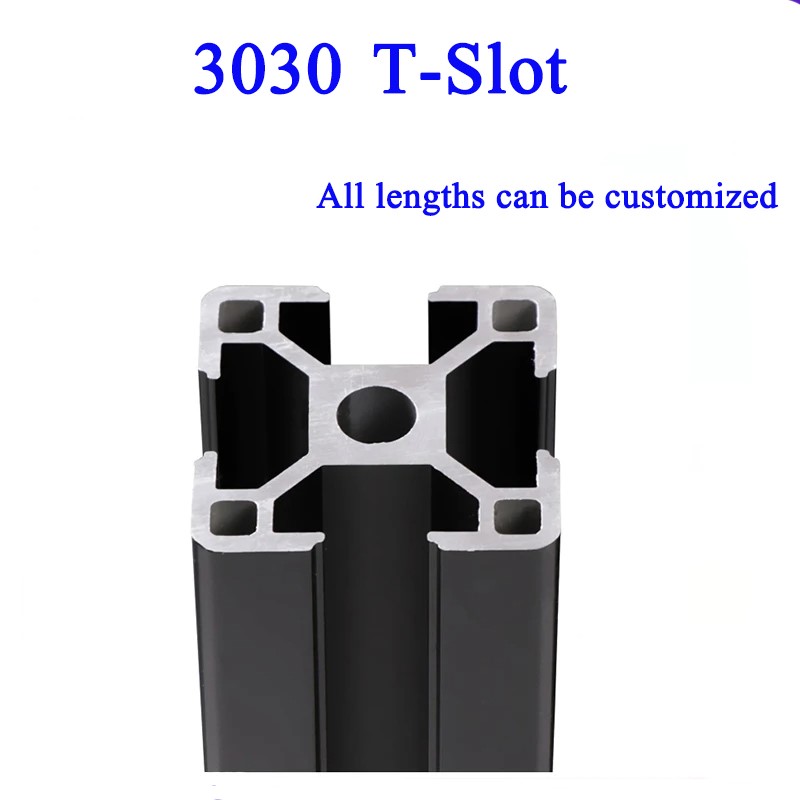 Aluminum T-Slot Profile - Perfil de aluminio anodizado estándar europeo