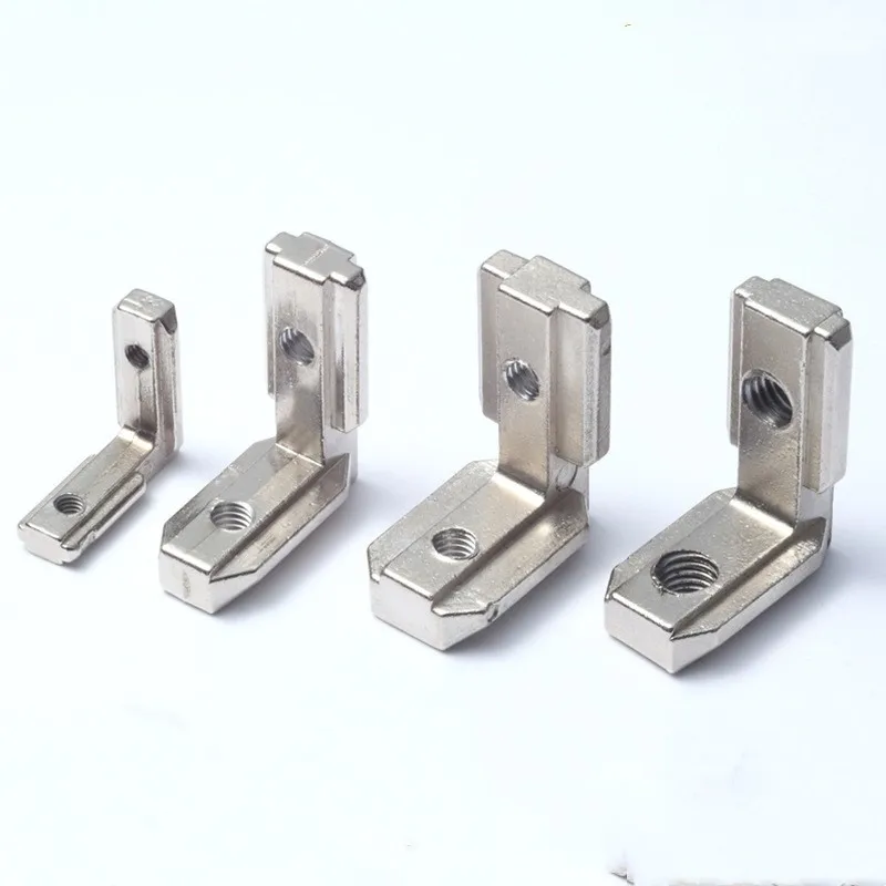 Aluminum T-Slot Profile - 10 Piezas Conector de Esquina Interior
