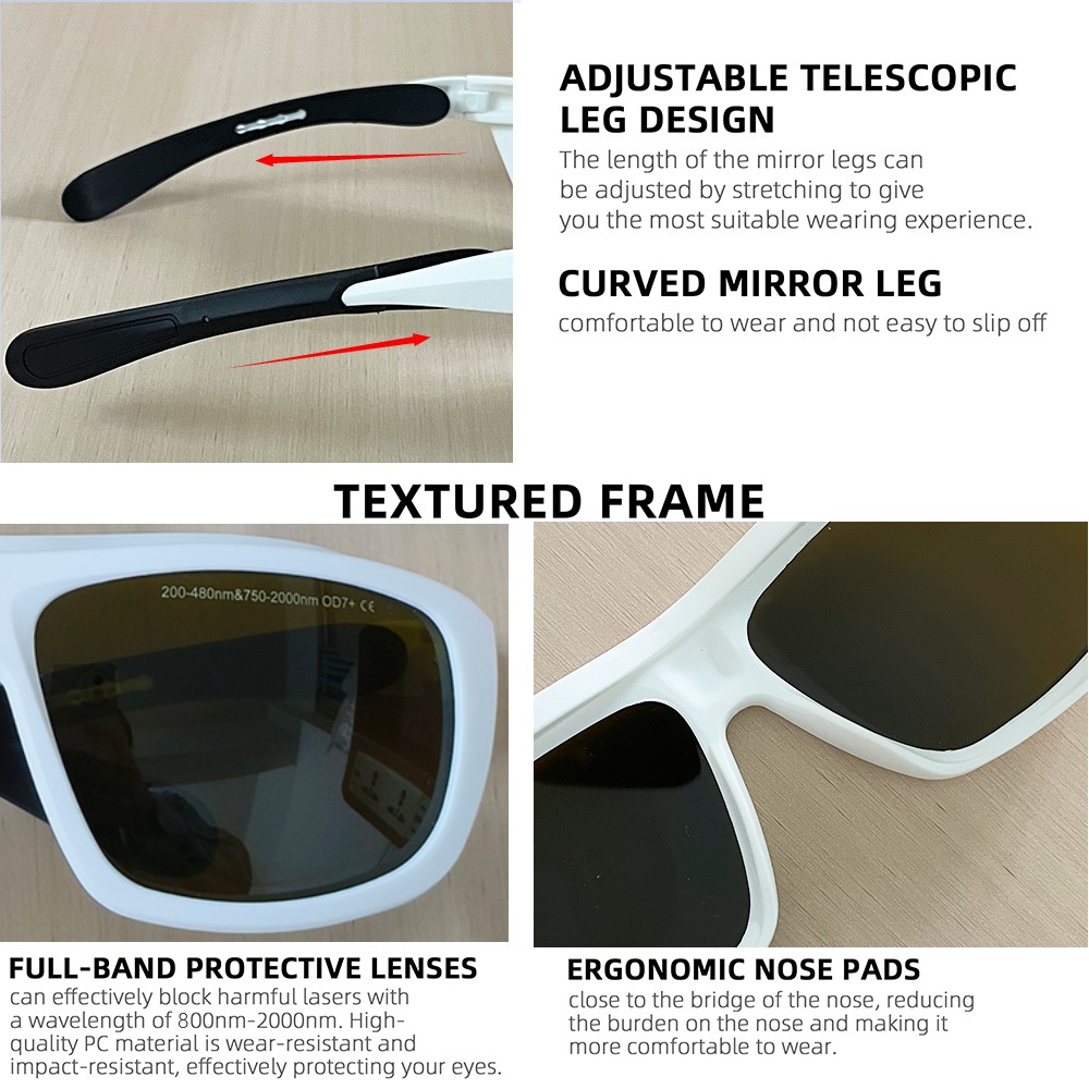 Gafas de seguridad láser OD7 p - Industrial Laser Hair Removal reseña y precio
