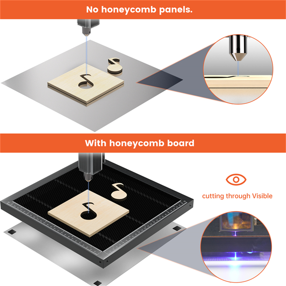 Mesa de trabajo láser con pane - Industrial Laser Engraving Machine reseña y precio