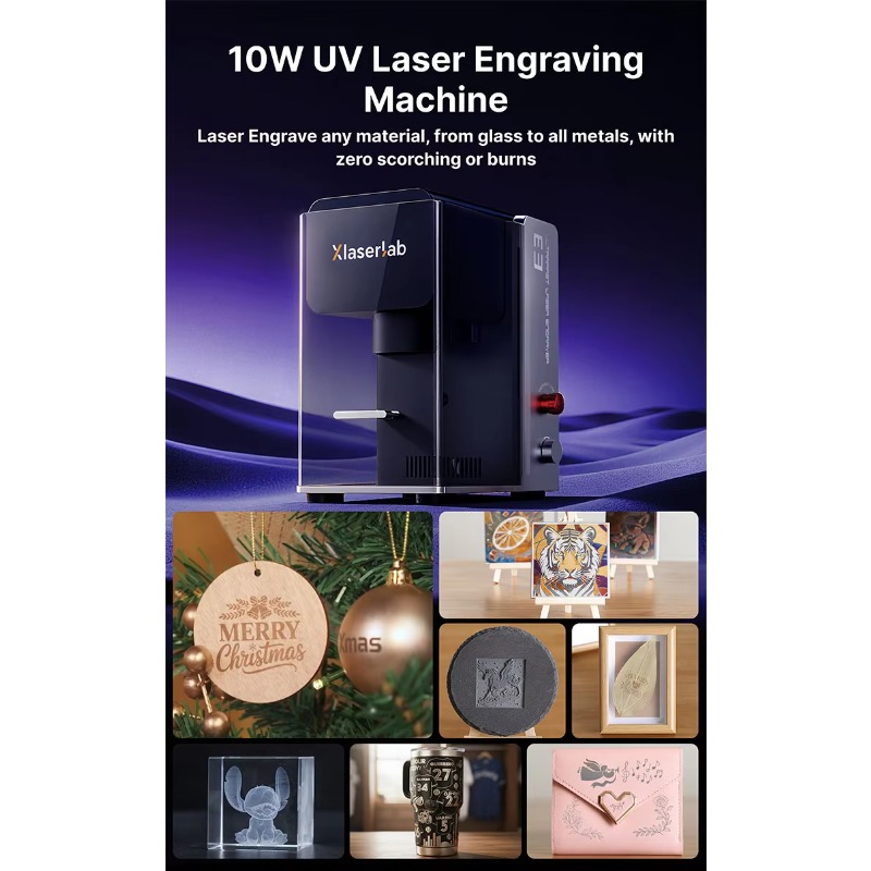 Grabador Láser UV E3 de Alta V - Industrial Uv Laser Engraver reseña y precio
