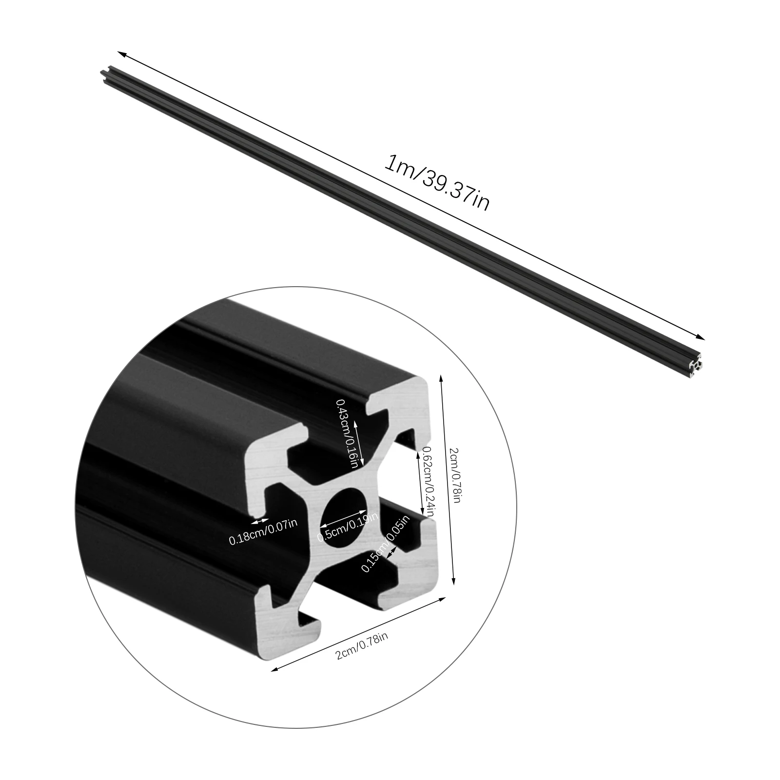 10 Paquetes de Perfiles de Alu - Aluminum T-Slot Profile reseña y precio