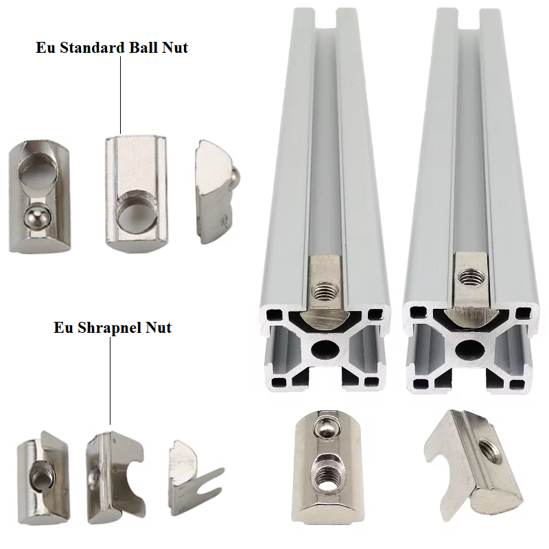 Tuerca en T con resorte enroll - Aluminum T-Slot Profile reseña y precio