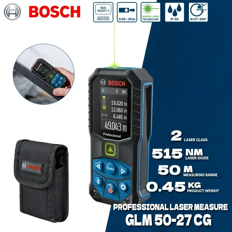 Telémetro Láser BOSCH GLM 50-2 - Industrial Laser Drill reseña y precio