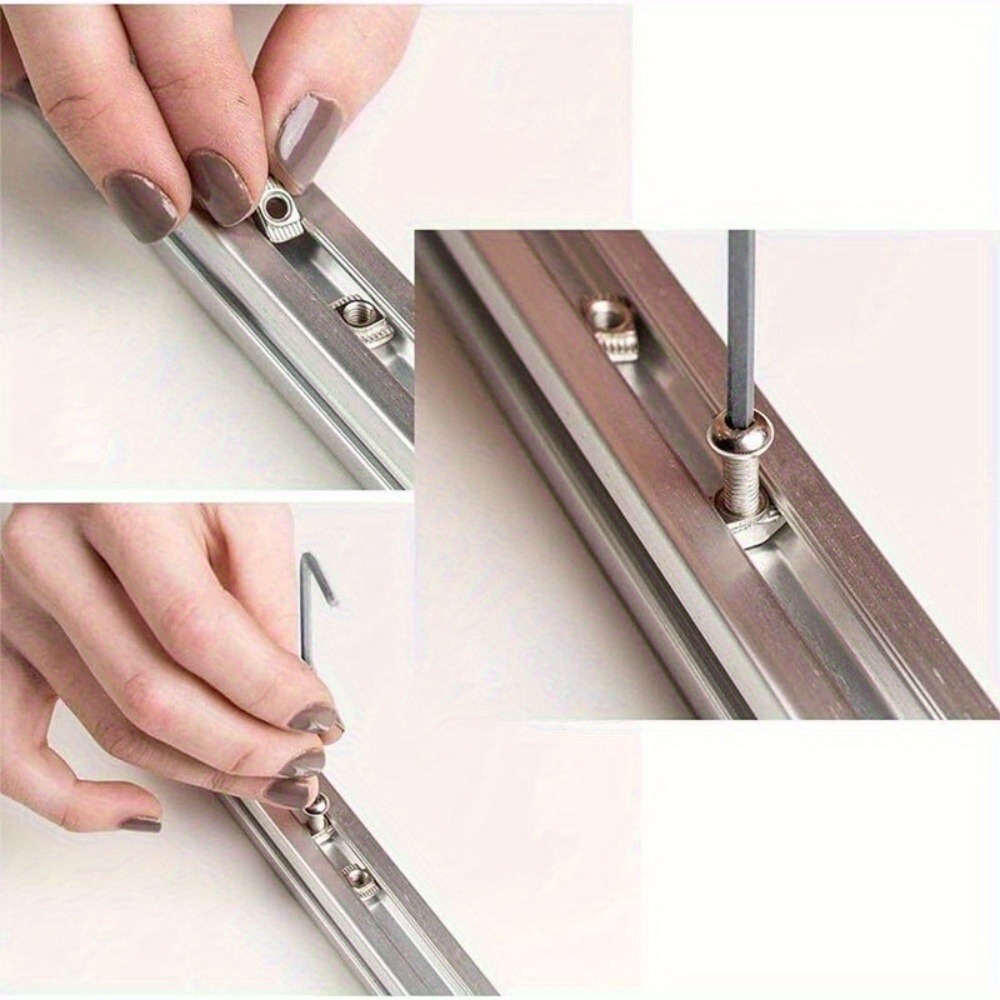 Kit de 100 Piezas de Tuercas e - Aluminum T-Slot Profile reseña y precio
