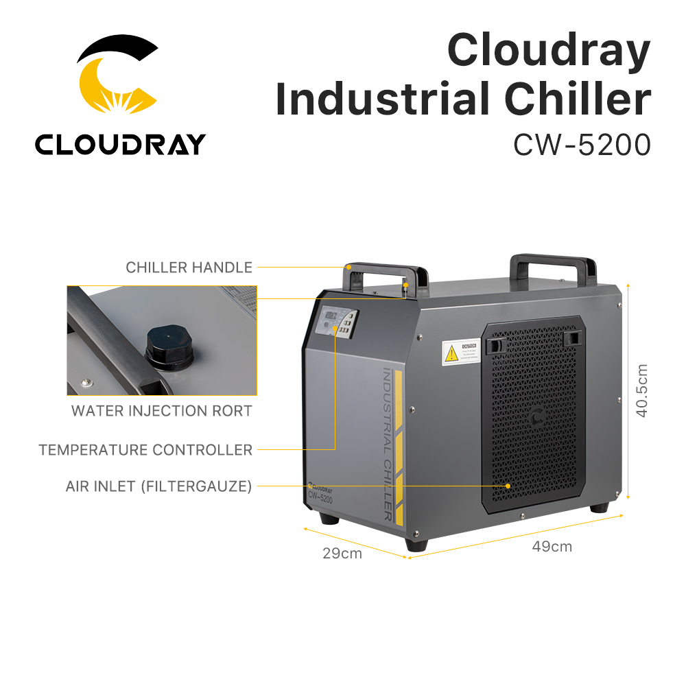 Cloudray-enfriador industrial  - Industrial Laser Table reseña y precio