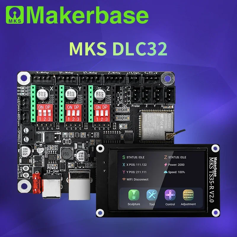 Controlador Makerbase MKS DLC3 - Industrial Laser Engraving Machine reseña y precio