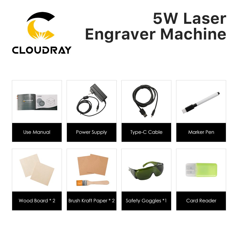 Grabador Láser Cloudray BM1, I - Industrial Laser Engraving Machine reseña y precio