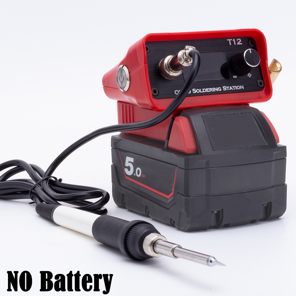 Soldador de hierro OLED T12 in - Milwaukee Drill M12 Fuel reseña y precio
