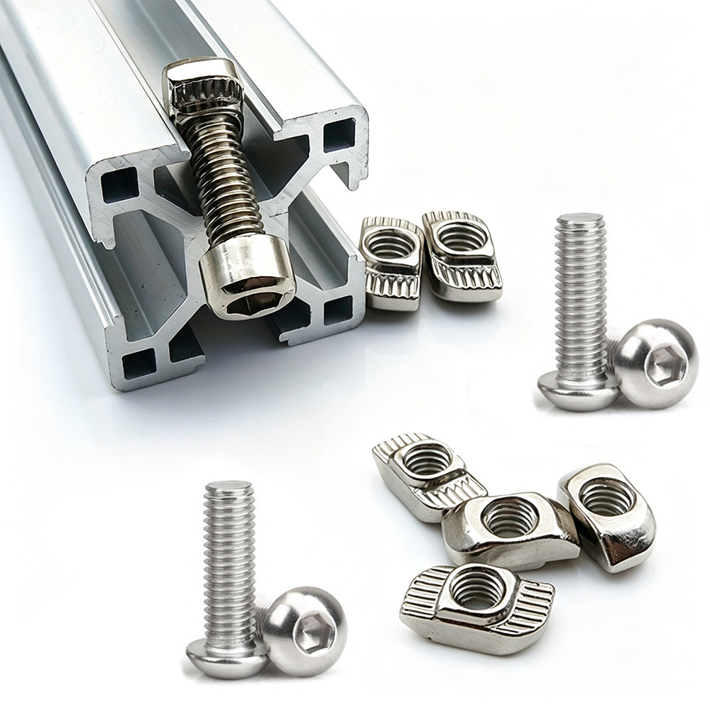 Juego de 120 Tuercas en T y Pe - Aluminum T-Slot Profile reseña y precio