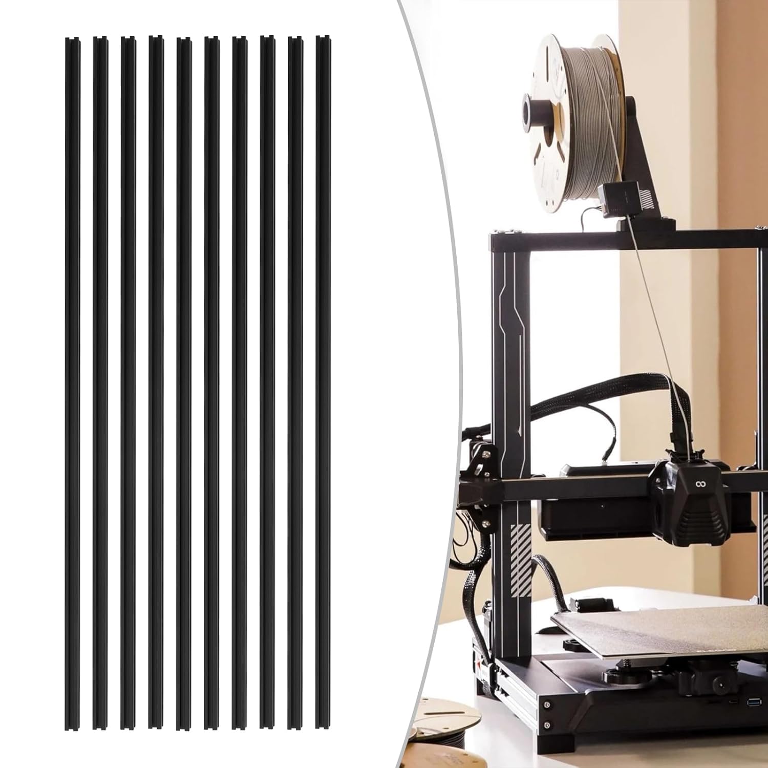 10 Piezas de Perfil de Alumini - Aluminum T-Slot Profile reseña y precio