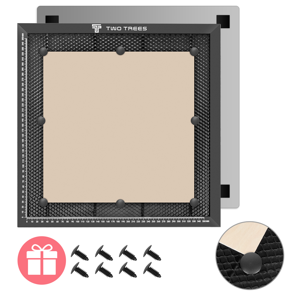 Mesa de trabajo tipo panal de  - Industrial Laser Engraving Machine reseña y precio