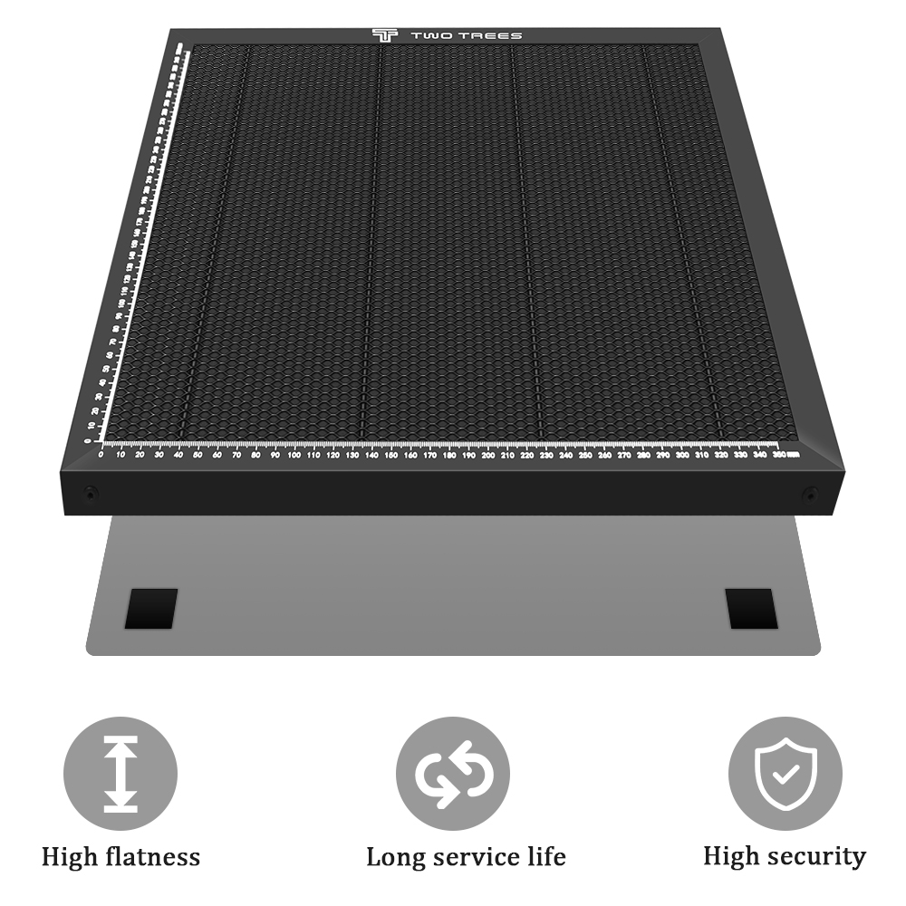 Mesa de trabajo tipo panal de  - Industrial Laser Engraving Machine reseña y precio